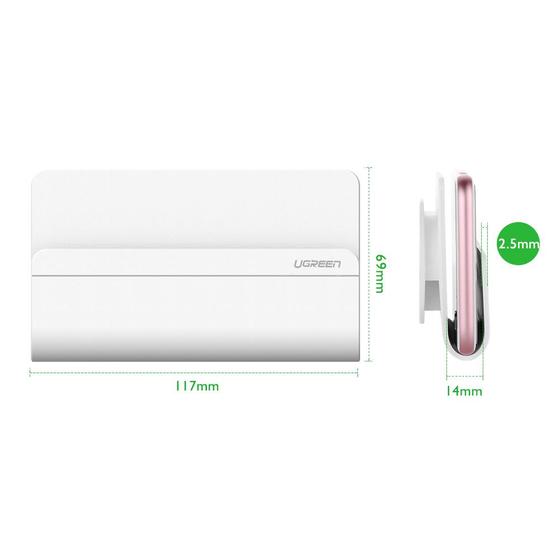 UGREEN Adhesive Wall Mount Cell Phone Charging Holder For Phone 30394