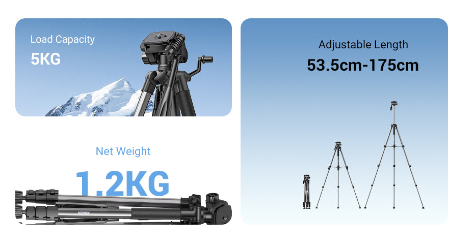 UGREEN Professional Tripod for Phone & Camera 15187
