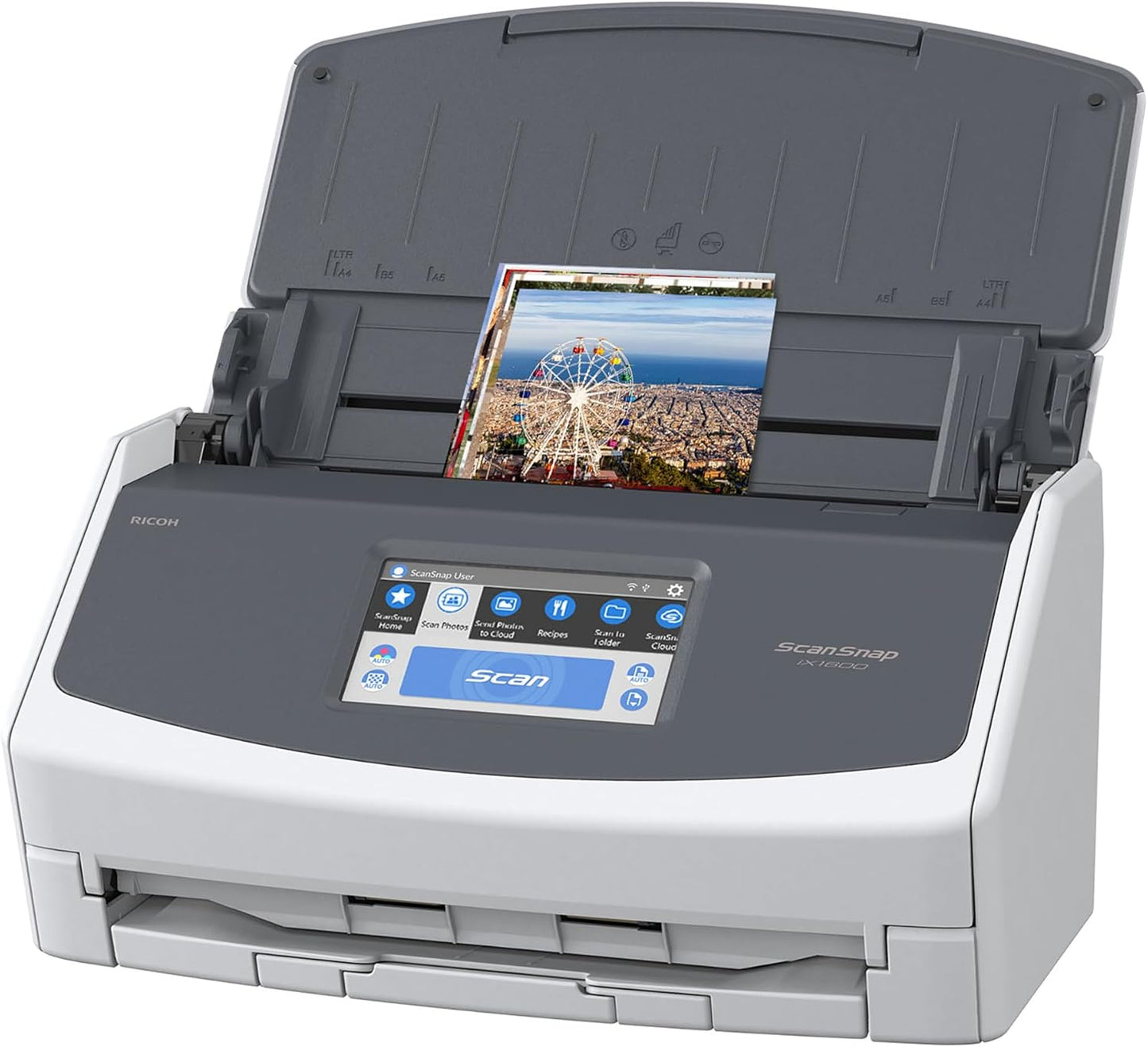 SCANSNAP FUJITSU IX1600 WIRELESS OR USB HIGH-SPEED