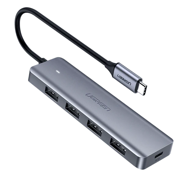 UGREEN 4-Port USB3.0 Hub with USB-C Power Supply 70336