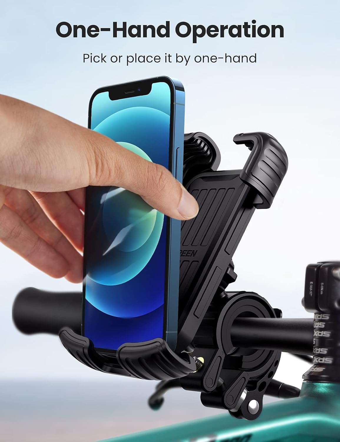 UGREEN Bike Phone Mount (Black) 60548
