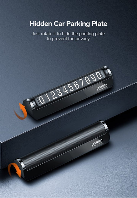 UGREEN Car Temporary Parking Card (Dual Numbers) 60326