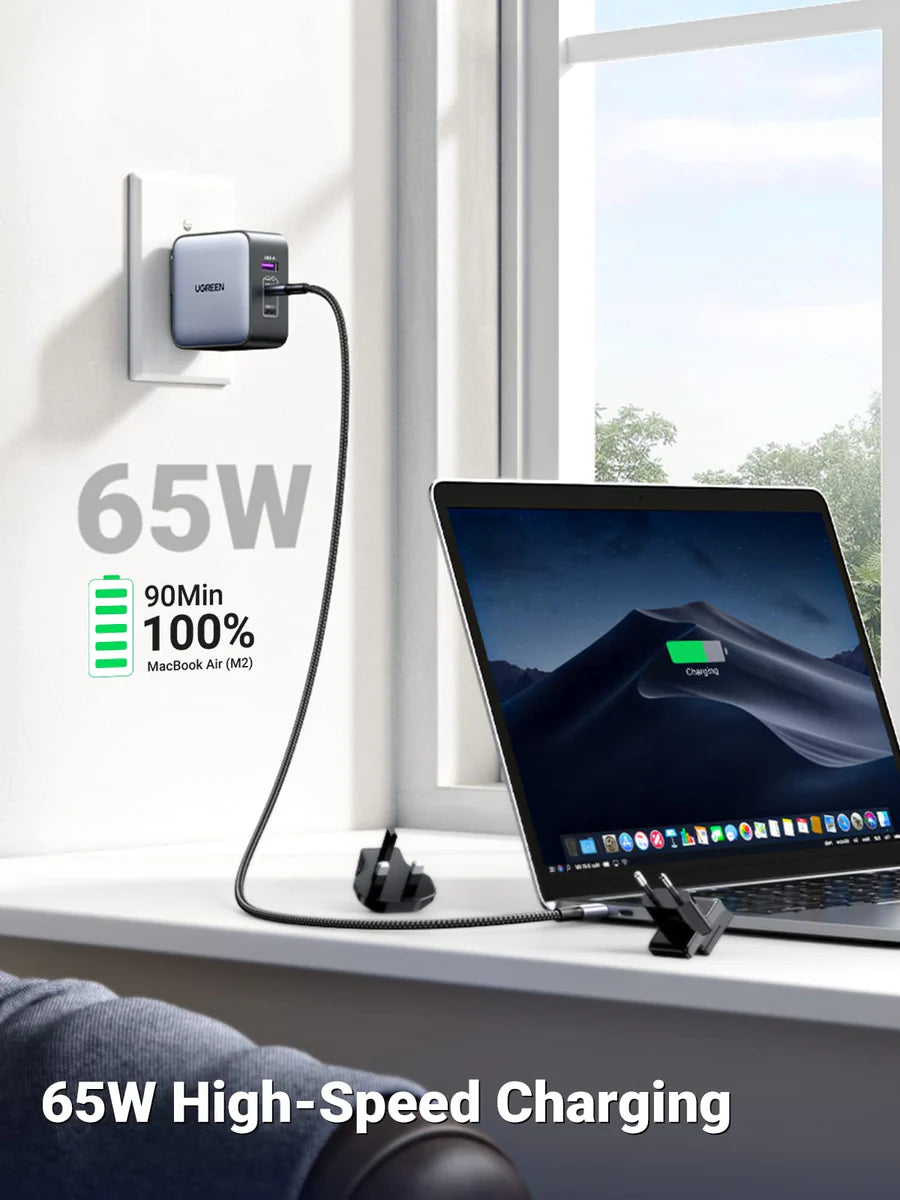 UGREEN GaN 65W Fast Charger (3-Port) 90409