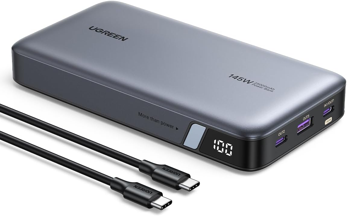 UGREEN 25000mAh 145W Two-way Fast Charging Power Bank 90597A