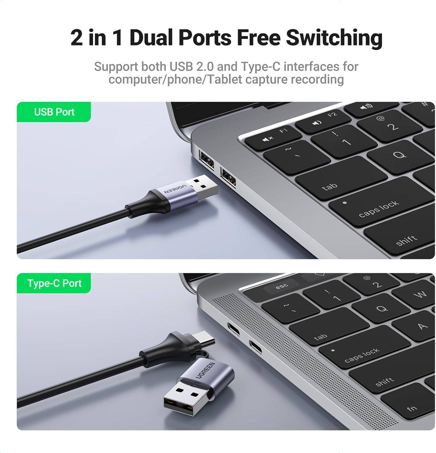UGREEN Video Capture Card Single HDMI Input 40189