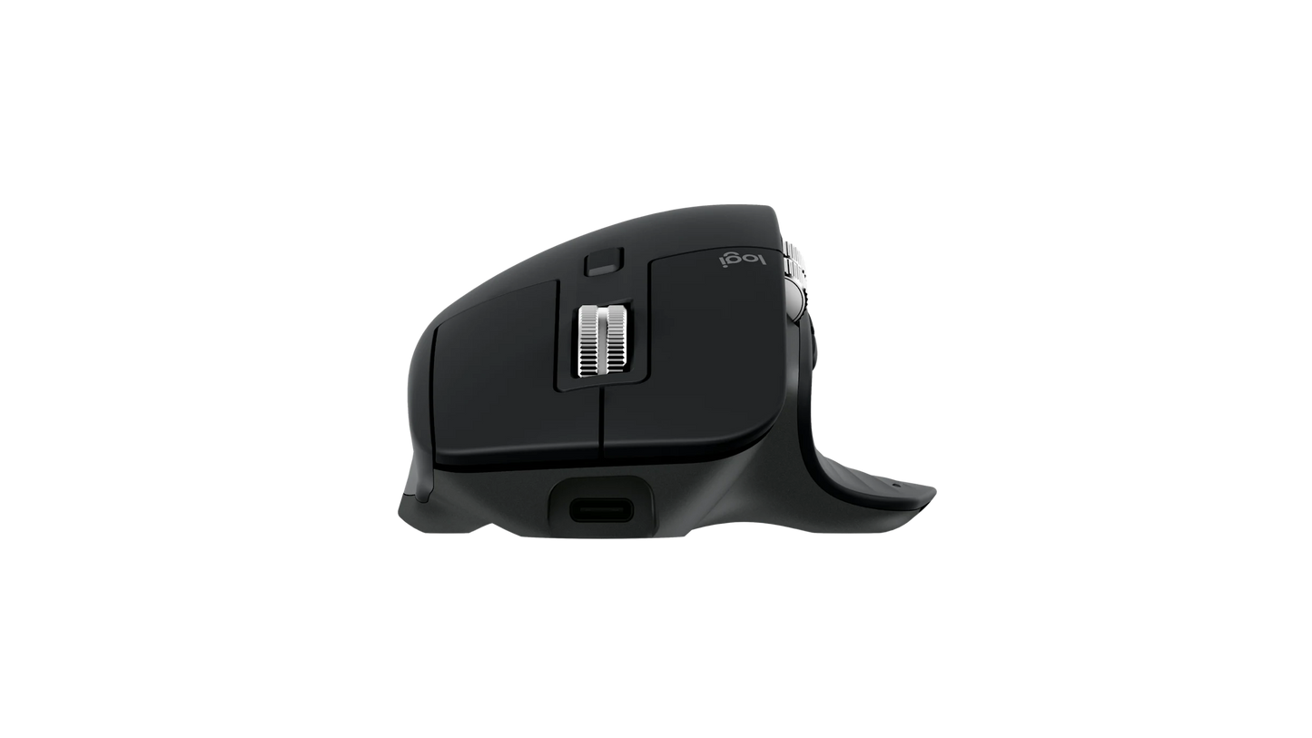 Logitech MX Master 3S - Wireless Performance Mouse with Ultra-Fast Scrolling, Ergo, 8K DPI, Track on Glass, Quiet Clicks, USB-C, Bluetooth, Windows, Linux, Chrome - Graphite
