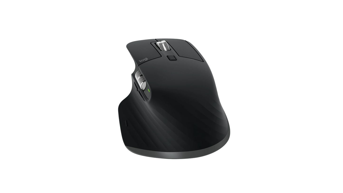 Logitech MX Master 3S - Wireless Performance Mouse with Ultra-Fast Scrolling, Ergo, 8K DPI, Track on Glass, Quiet Clicks, USB-C, Bluetooth, Windows, Linux, Chrome - Graphite