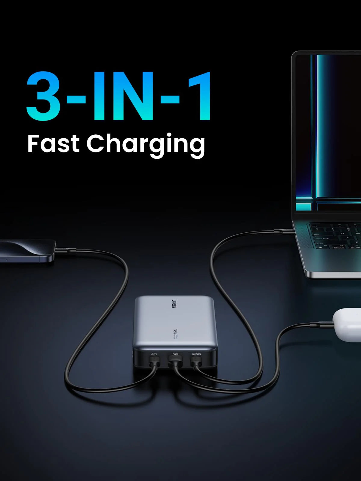 UGREEN 25000mAh 145W Two-way Fast Charging Power Bank 90597A