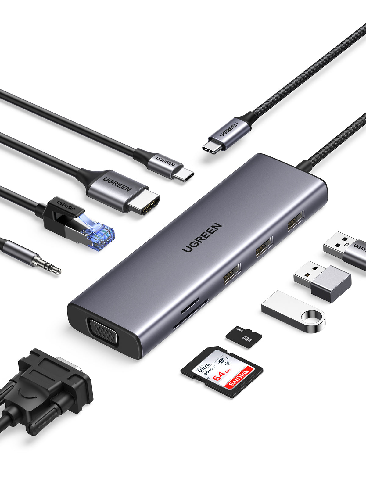 UGREEN USB-C Multifunction Adapter 15601