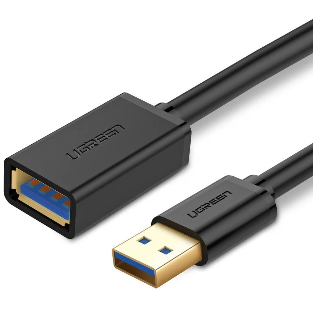 UGREEN USB-A Male to USB-A Female Extension Cable Black 1m 10368