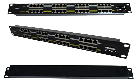 Infilink IP-PPPPOE16 16 Port Passive 48V/120W Poe Injector