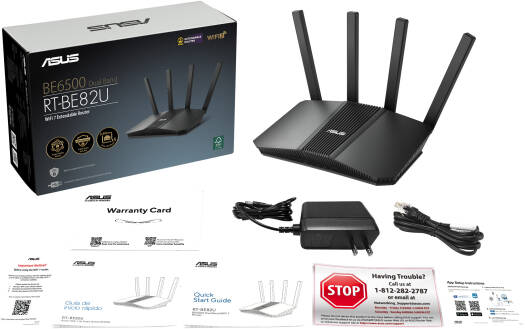 ASUS WiFi 7 Dual-Band Extendable Router RT-BE82U