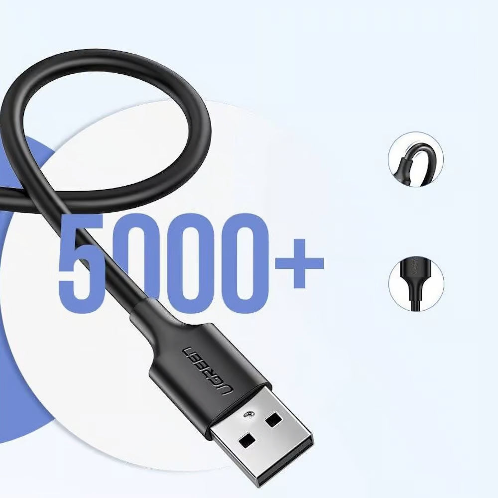UGREEN 60137 USB 2.0 A to Micro USB Cable Nickel Plating  1.5m (Black)