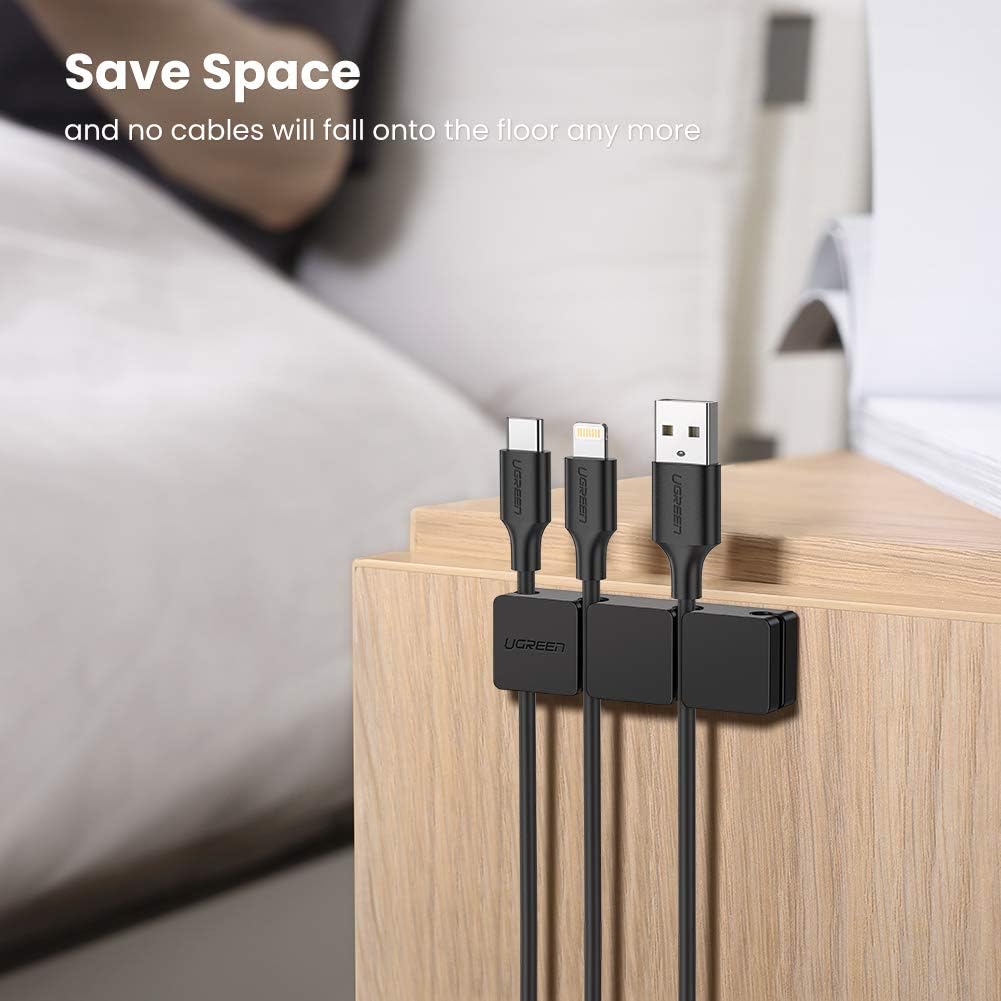 UGREEN Cable Holder Clips (3+1 Combination) (Black) 70585