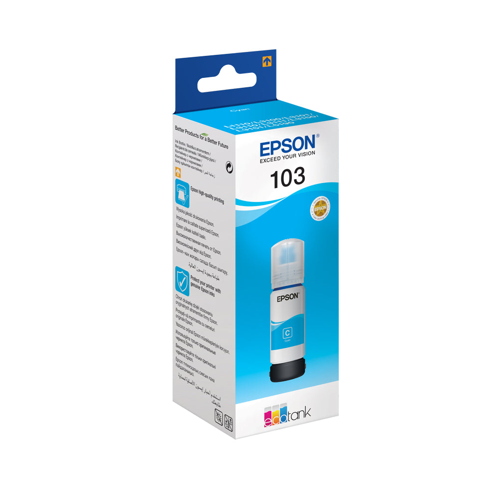 Epson 103 EcoTank Cyan Ink Bottle C13T00S24A