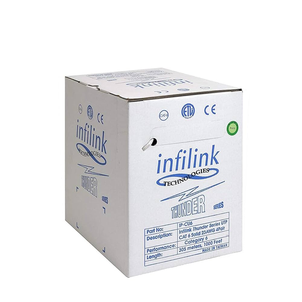 Infilink Technologies PVC Network Cable IP-CU6P -