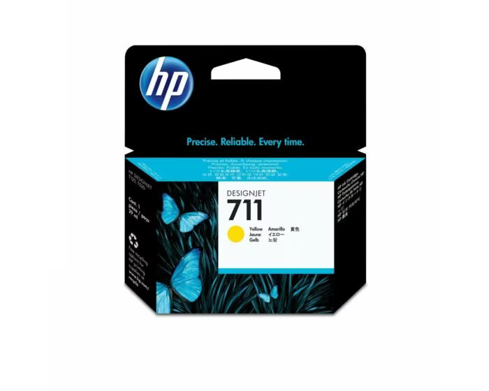 HP 711 29-ml Yellow Ink Cartridges | CZ136A