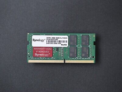Synology 16GB DDR4 2666 MHz ECC SO-DIMM Server Memory