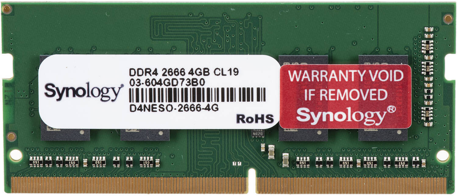 Synology 4GB DDR4 SODIMM Memory Module