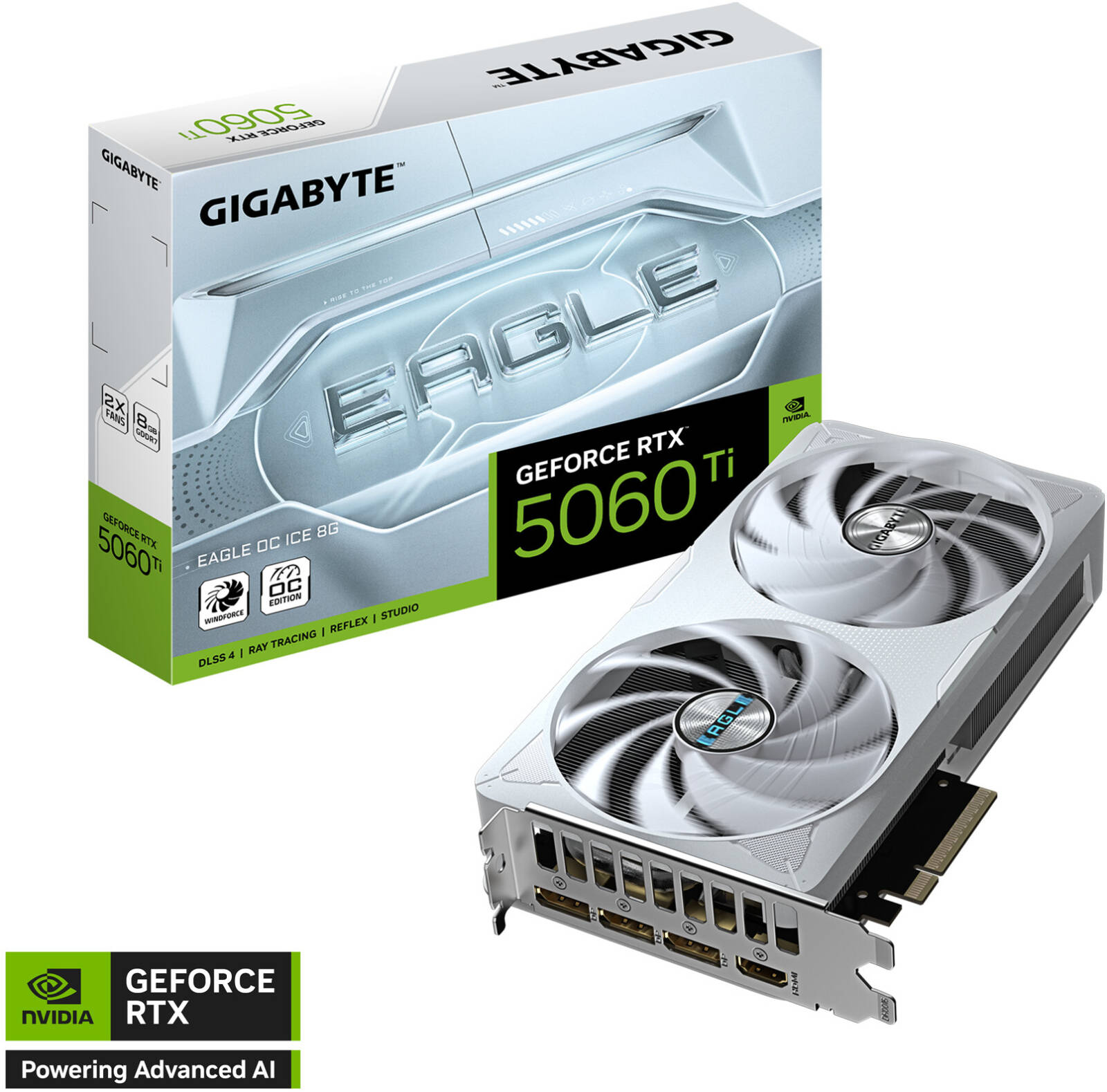 GIGABYTE GeForce RTX 5060 Ti EAGLE OC ICE Graphics Card