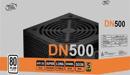 DeepCool DN500 500W 80 PLUS 230V EU Certified ATX Power Supply