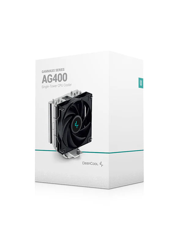 DeepCool AG400 BK ARGB Single Tower 120mm CPU Cooler