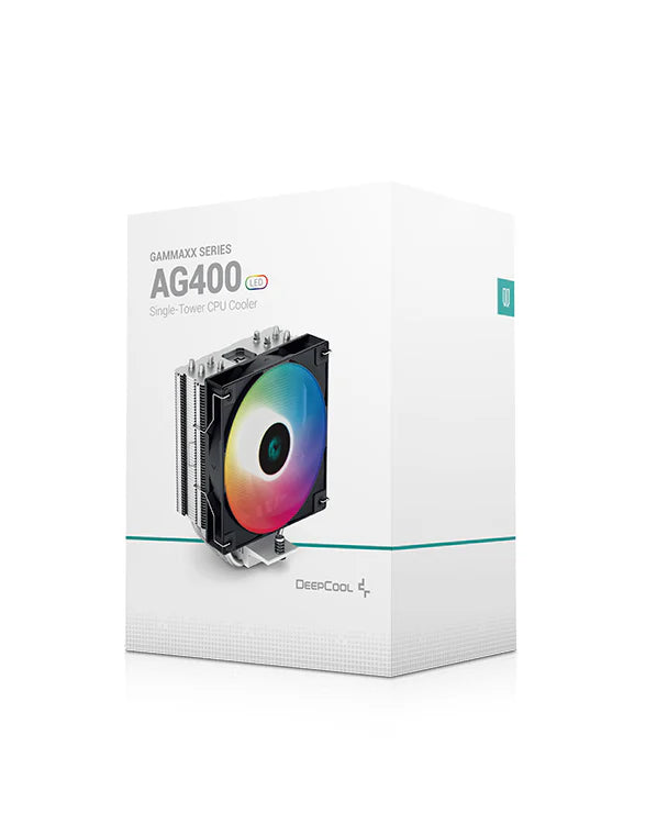 DeepCool AG400 LED is a single tower 120mm CPU cooler