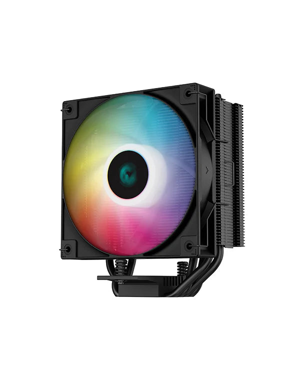 DeepCool AG400BKARGB is a single tower 120mm CPU cooler