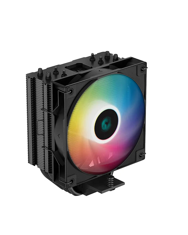 DeepCool AG400BKARGB is a single tower 120mm CPU cooler