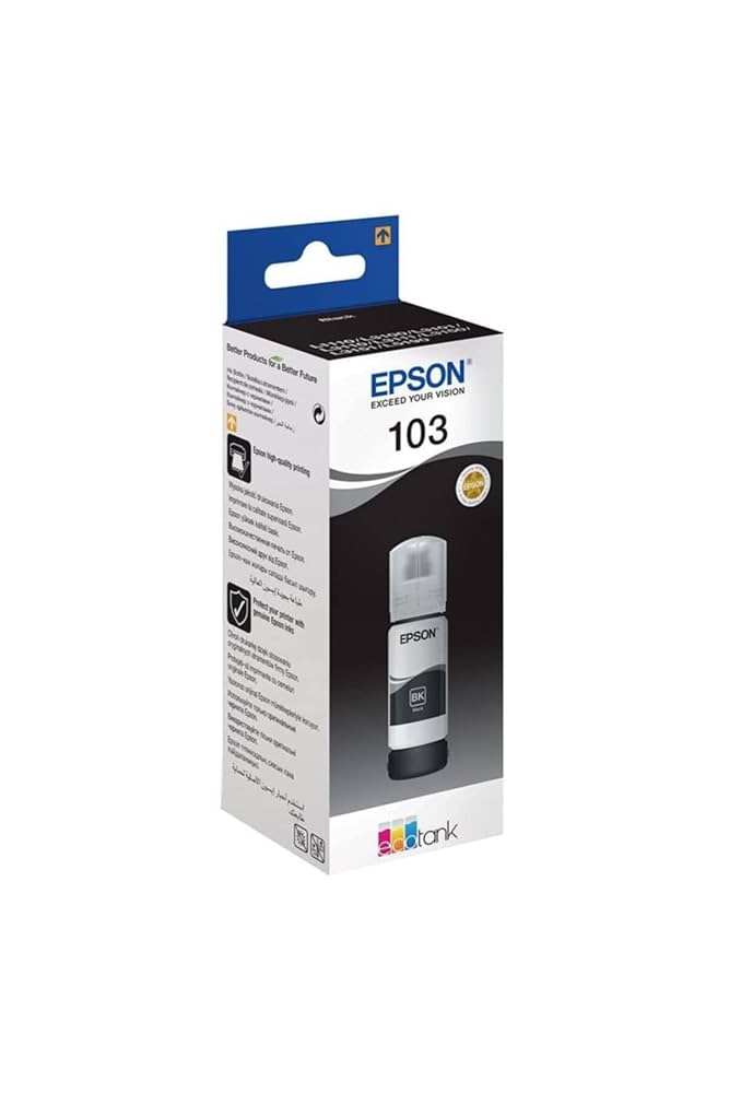 Epson 103 EcoTank Black Ink Bottle C13T00V198