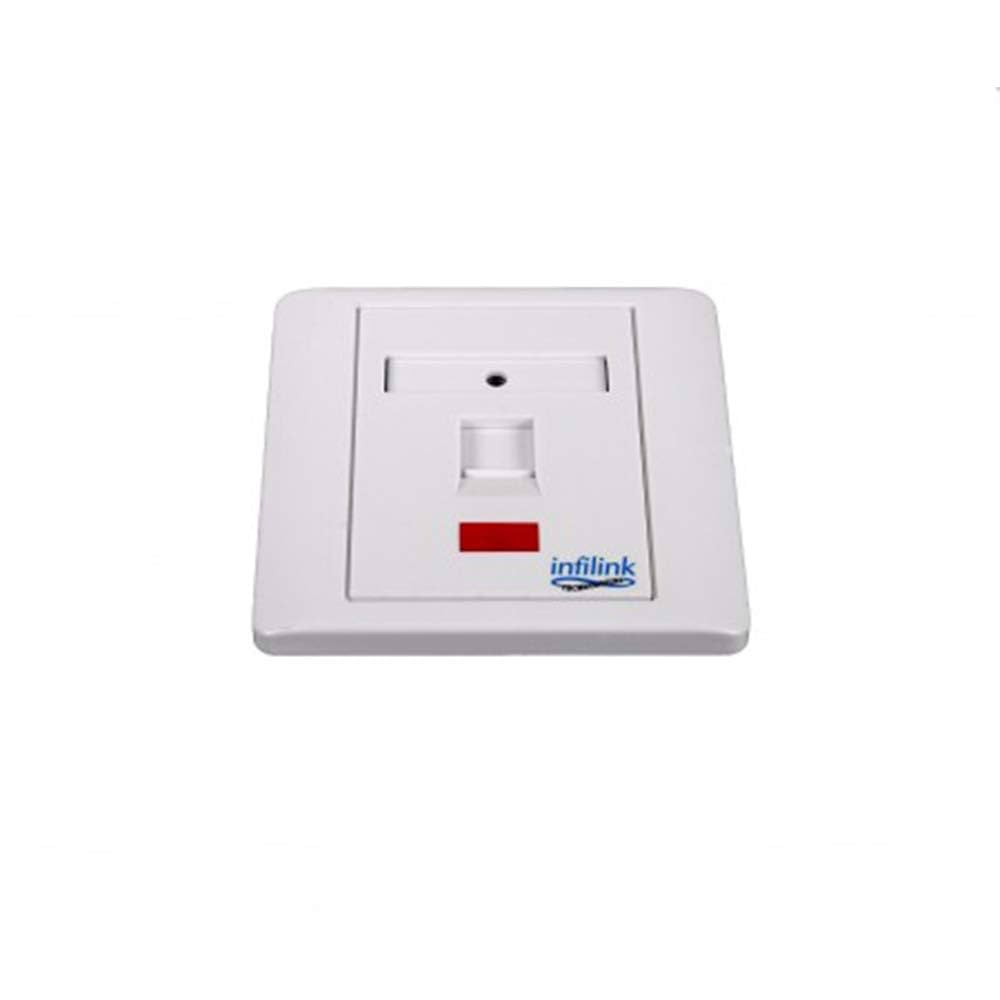 Infilink IP-FPBS1P Face Plate, 86 x 86 UK Style