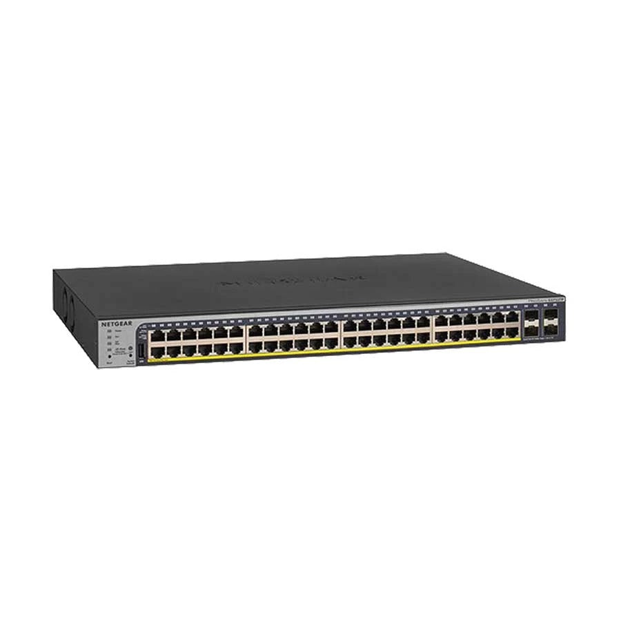 NETGEAR 52-Port PoE Gigabit Ethernet Smart Switch GS752TP-200AJS