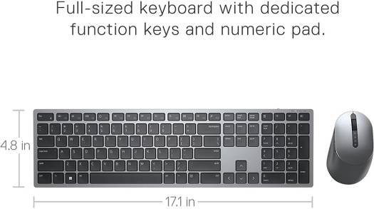 Dell Premier Multi-Device Wireless Keyboard and Mouse KM7321W
