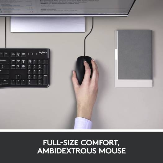 Logitech MK120 Wired Keyboard and Mouse