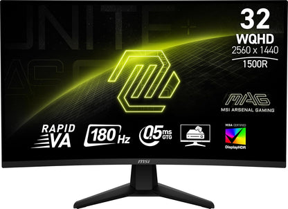 32CQ6F MSI MAG 31.5-inch IPS 2560 x 1440 (QHD) Computer Monitor