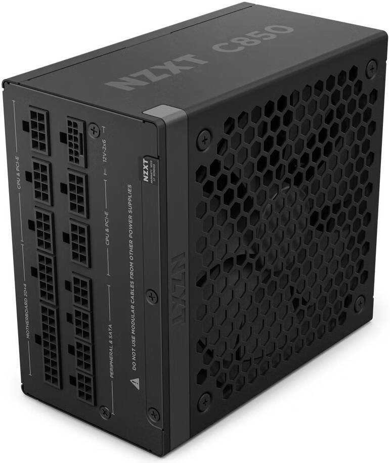 NZXT C850 80 PLUS Gold Fully Modular Power Supply PA-8G2BB-UK