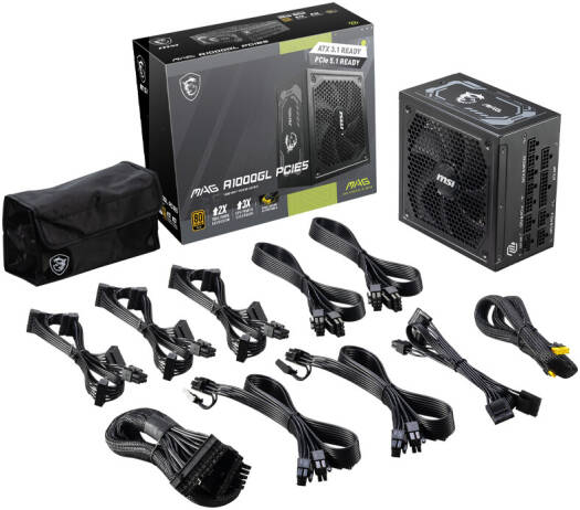 MSI MAG A1000GL PCIE5 Power Supply A1000GL PCIE5
