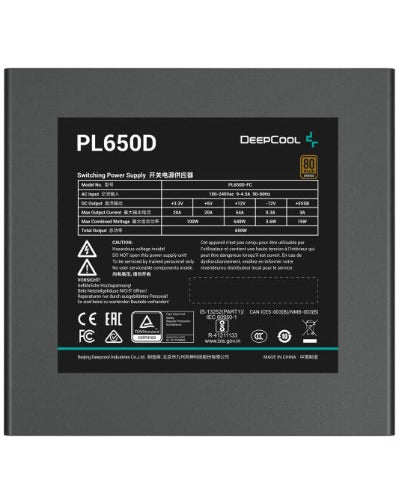 Deepcool PL650D 80 PLUS Bronze Non-Modular Power Supply