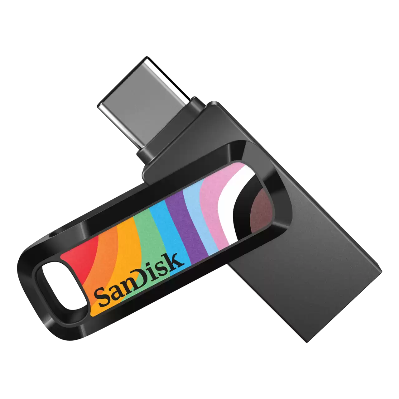SanDisk Ultra Dual Drive Go USB Type-C, Pride Edition - 128GB SDDDC3-128G-GRNBW