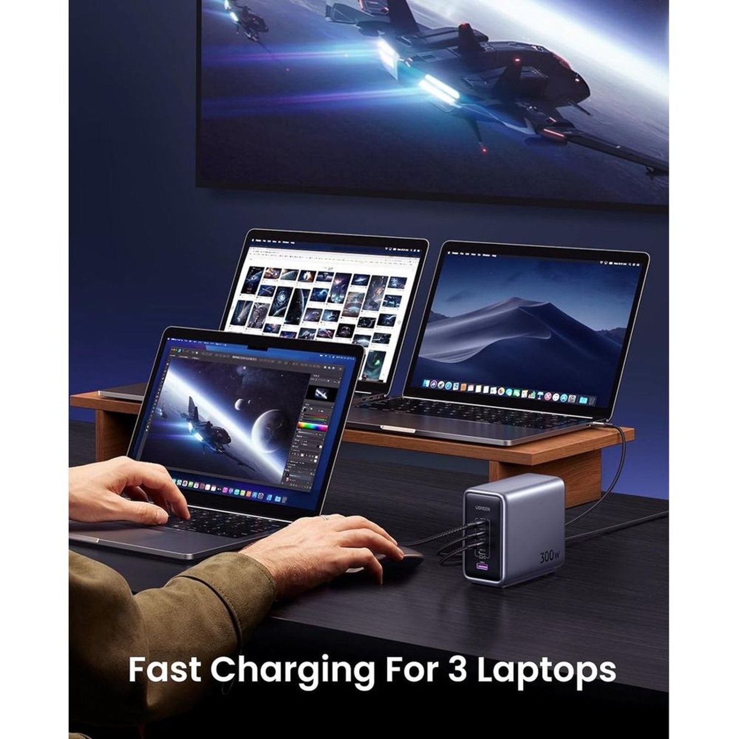UGREEN Nexode 300W 5-Port PD GaN Fast Charger UK 90904B