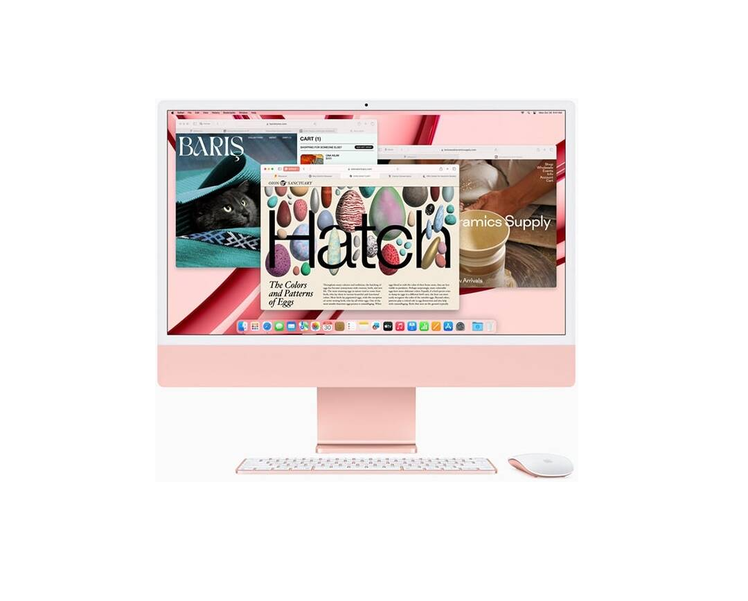 Apple 24-inch iMac  M3 8C/10C 8GB RAM 512GB Pink