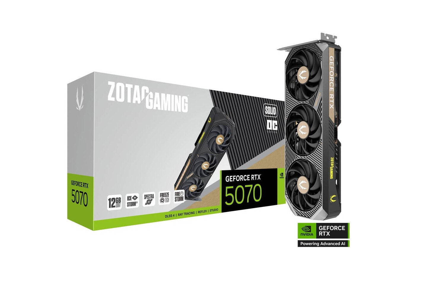 ZOTAC GAMING GeForce RTX 5070 SOLID OC Graphics Card