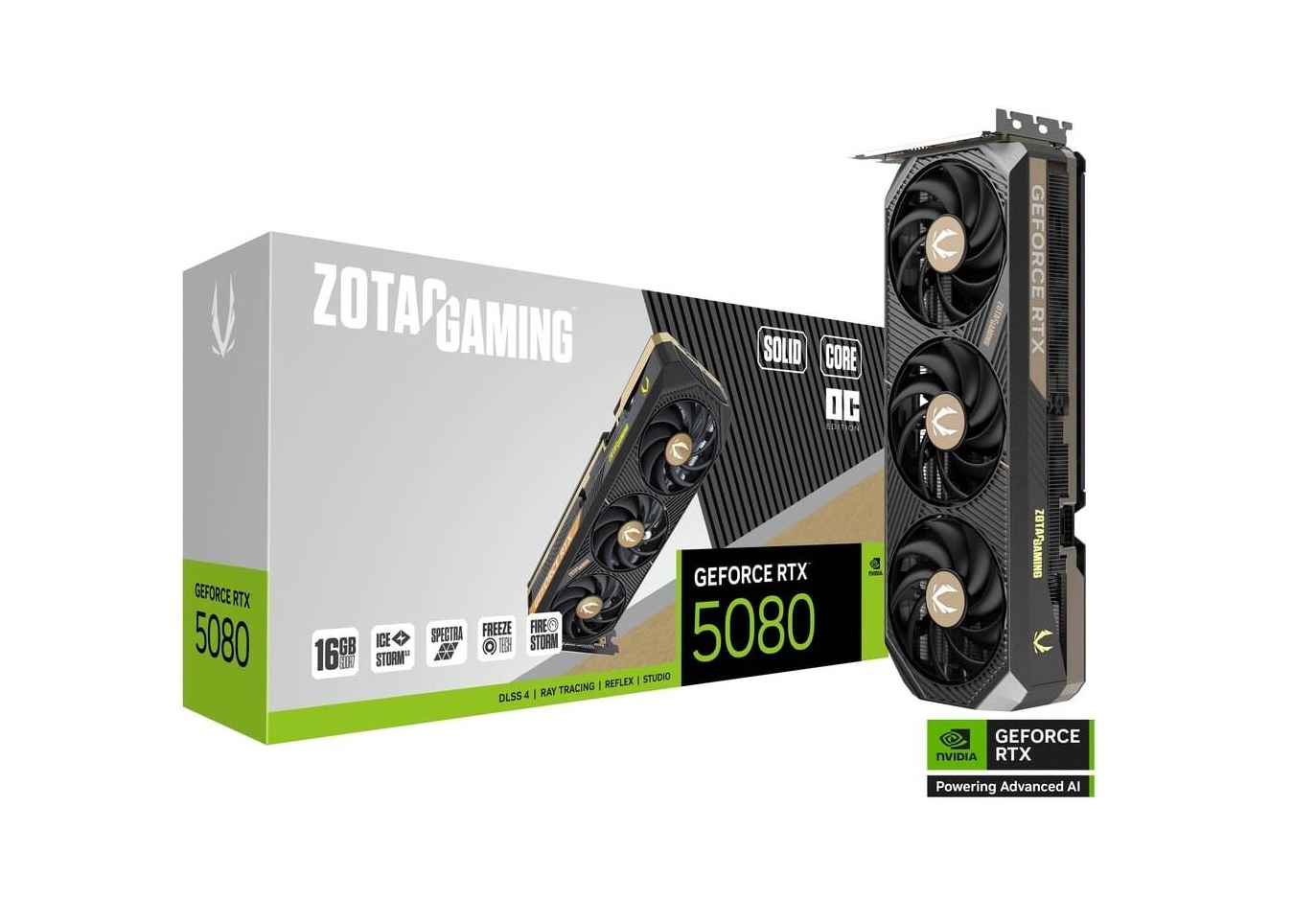 ZOTAC GAMING GeForce RTX 5080 SOLID CORE OC Graphics Card