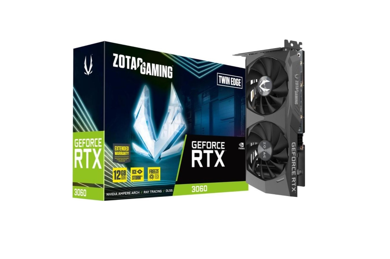 Zotac Gaming GeForce RTX 3060 Twin Edge 12GB GDDR6 Graphics Card
