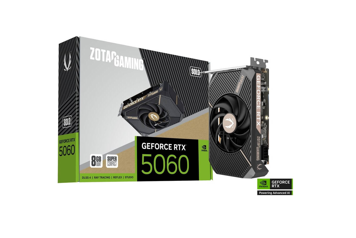 ZOTAC GAMING GeForce RTX 5060 SOLO Graphics Card