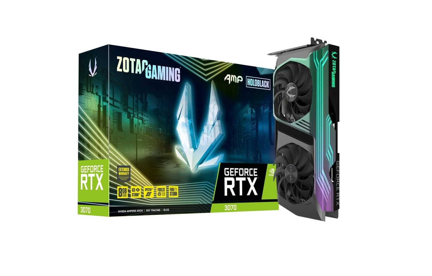 ZOTAC GAMING GeForce RTX 3070 AMP Holo LHR Graphics Card