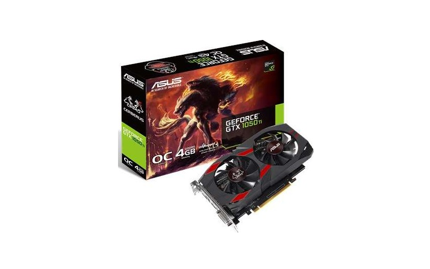 ASUS CERBERUS-GTX1050TI-O4G Cerberus GeForce Graphics Card