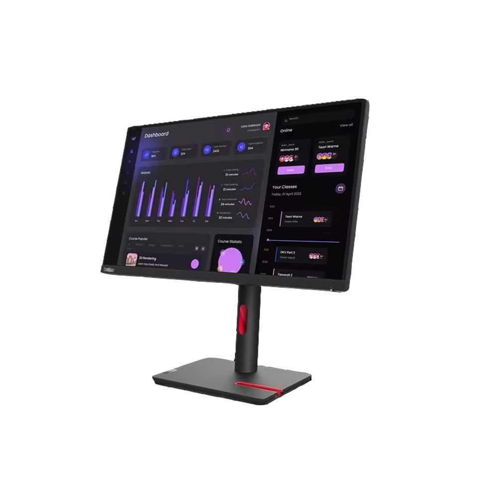 Lenovo ThinkVision T24i-30 Monitor 23.8 FHD IPS 3Year–63CFMATXUK