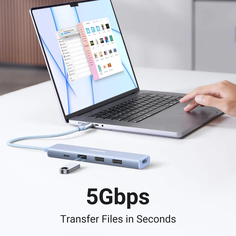 Hub File System UGREEN 35581 5-in-1 USB-C Hub – Cloud Box Systems For Computers Trading