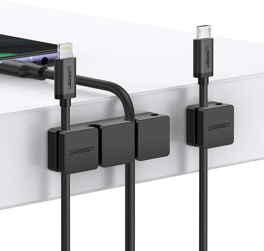 UGREEN Cable Holder Clips (3+1 Combination) (Black) 70585